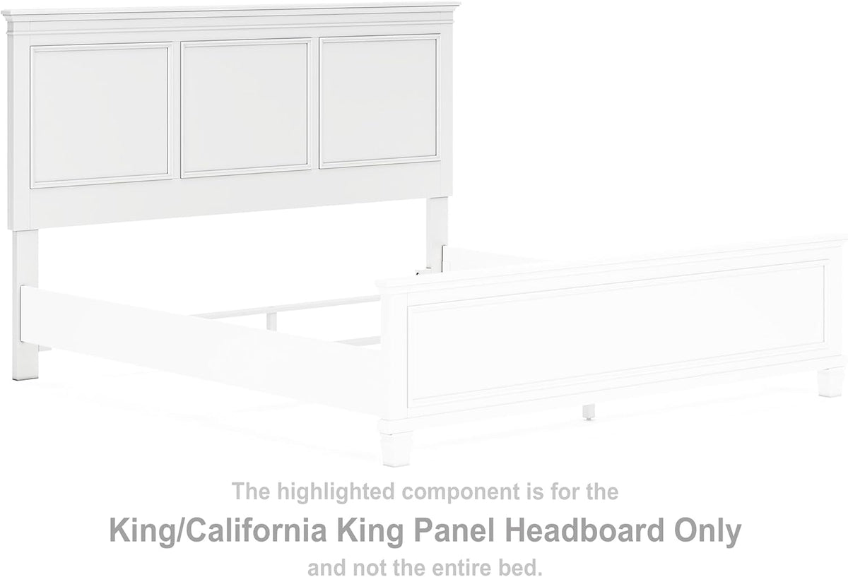 Signature Design by Ashley Headboard Only, King/California King, White