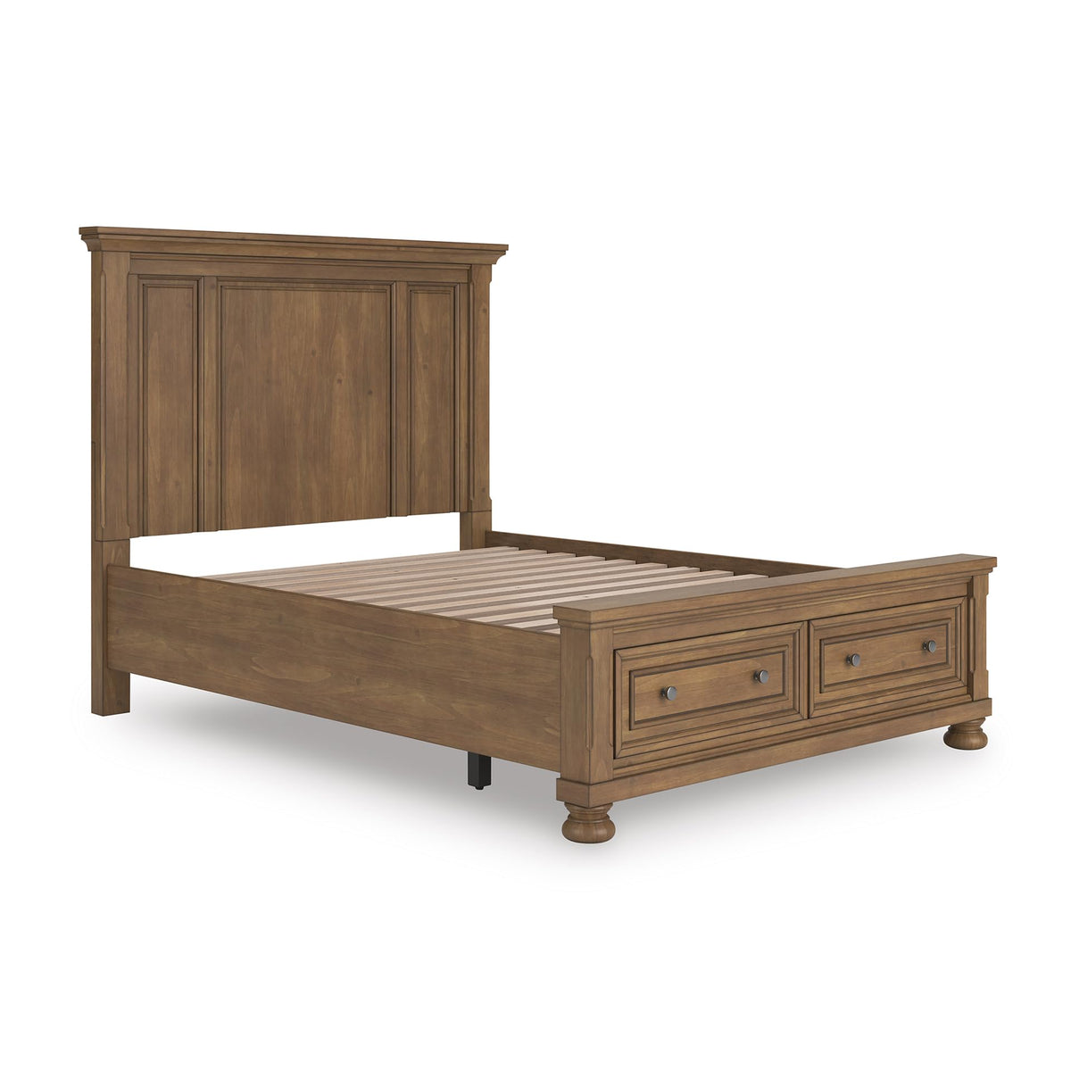Signature Design by Ashley King/Cal King Panel Headboard Only, Rustic Brown