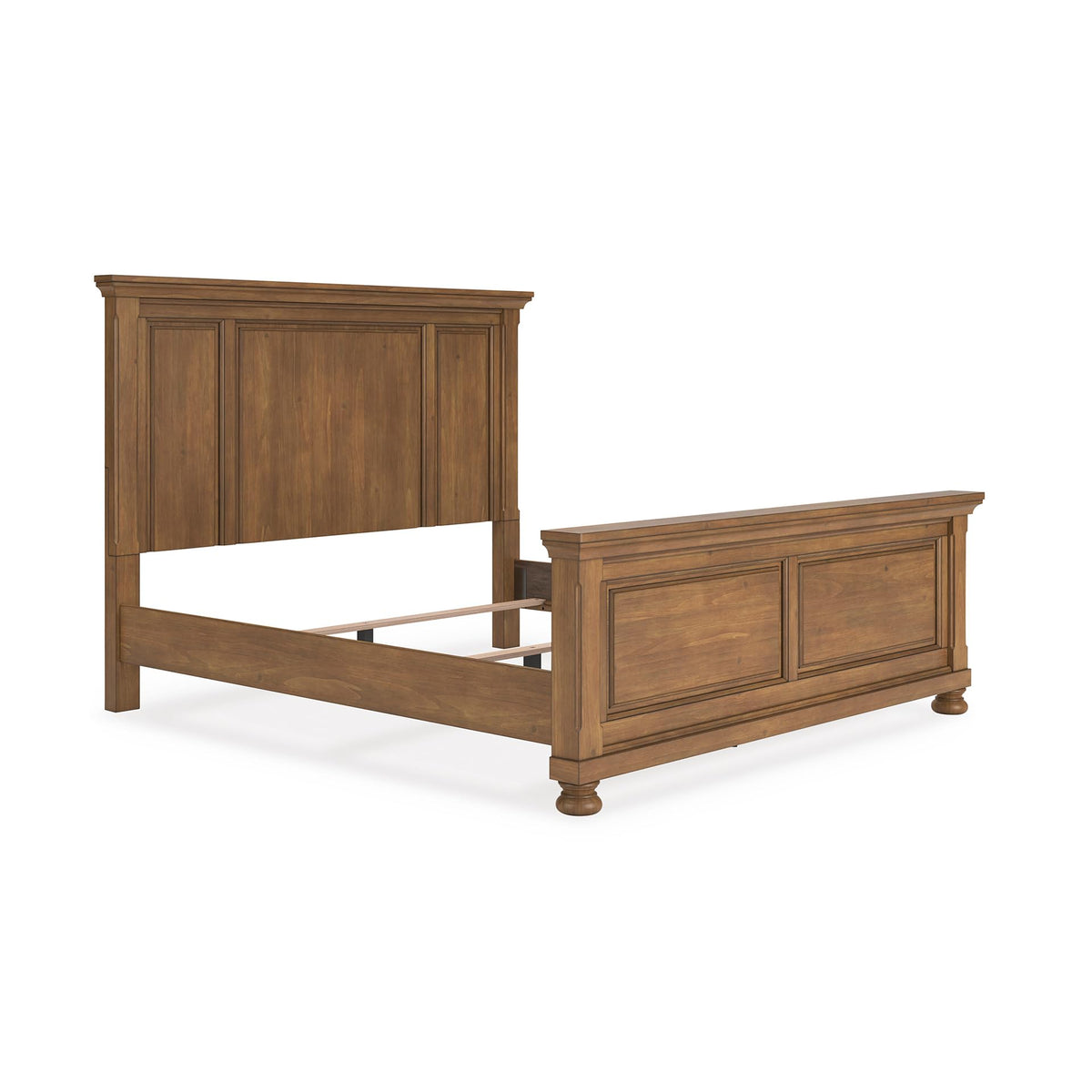 Signature Design by Ashley King/Cal King Panel Headboard Only, Rustic Brown