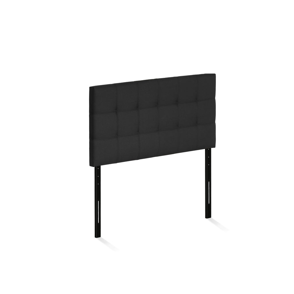 Furinno Roanne Upholstered Tufted Headboard, Glacier, Full