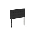 Furinno Roanne Upholstered Tufted Headboard, Glacier, Full