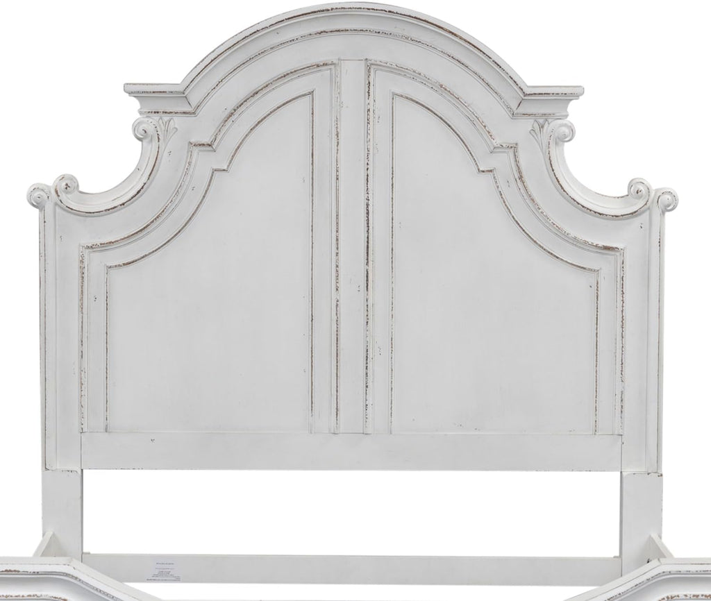 Liberty Furniture Magnolia Manor King Panel Headboard Antique White Finish
