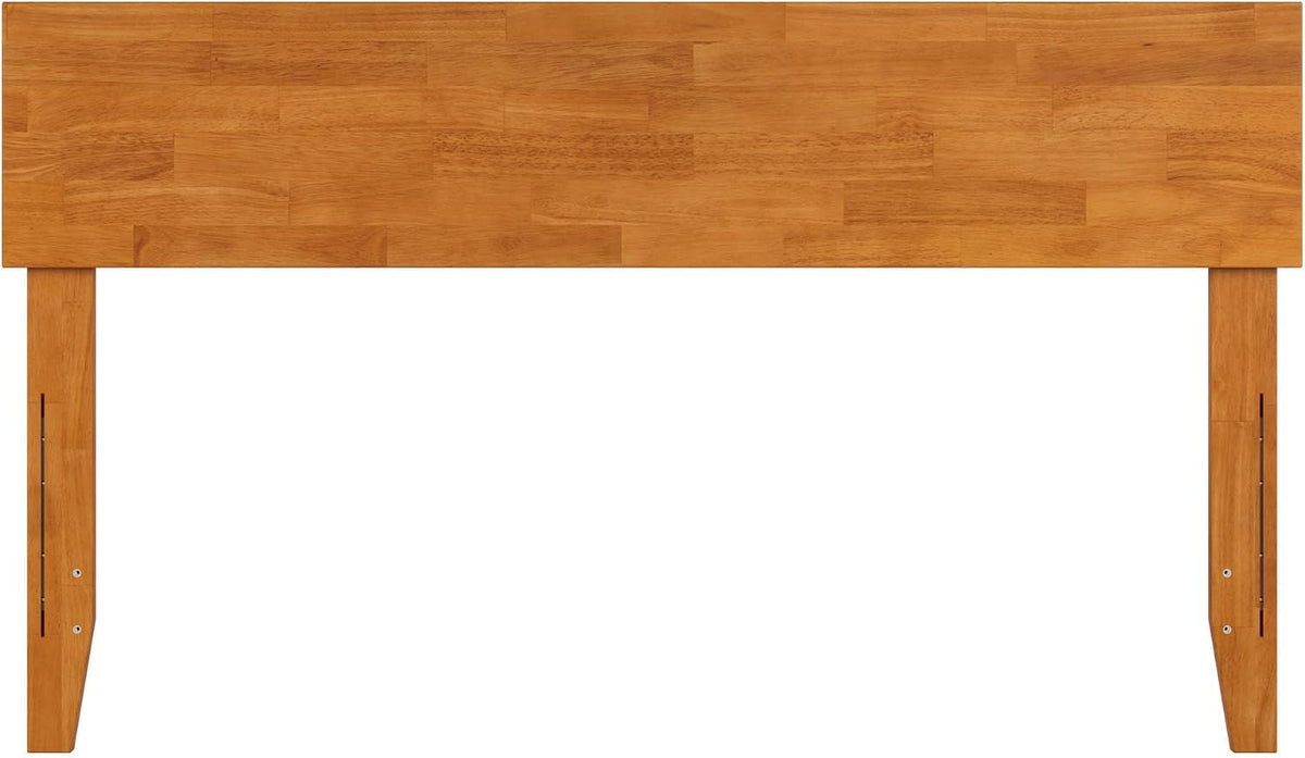 AFI, Orlando Full Adjustable Modern Wood Panel Headboard, Light Toffee