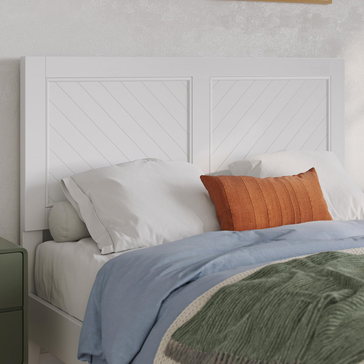 AFI, Canyon Queen Solid Wood Rustic Farmhouse Headboard, Barnwood