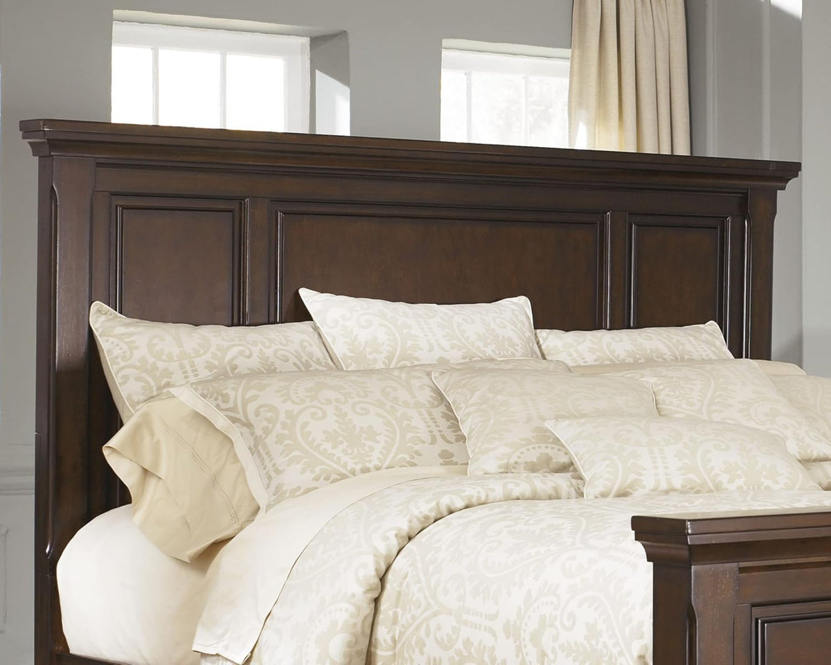 Signature Design by Ashley King/Cal King Panel Headboard Only, Rustic Brown