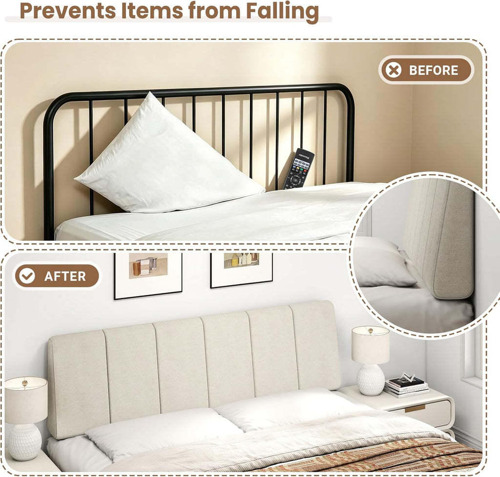 Queen Size Headboard Only-No Assembly Required, Beige