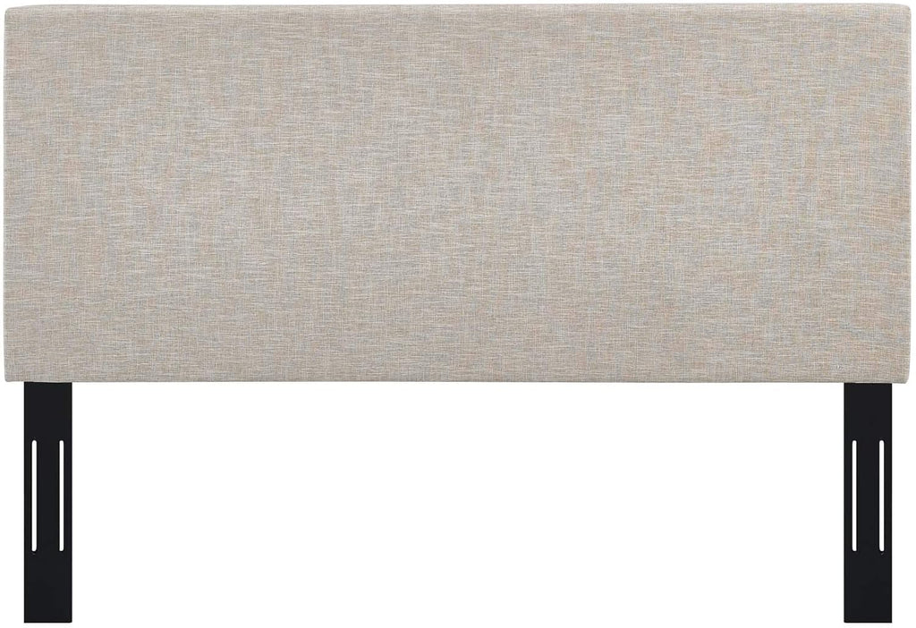 Modway Taylor Full/Queen Upholstered Linen Fabric Headboard, Beige