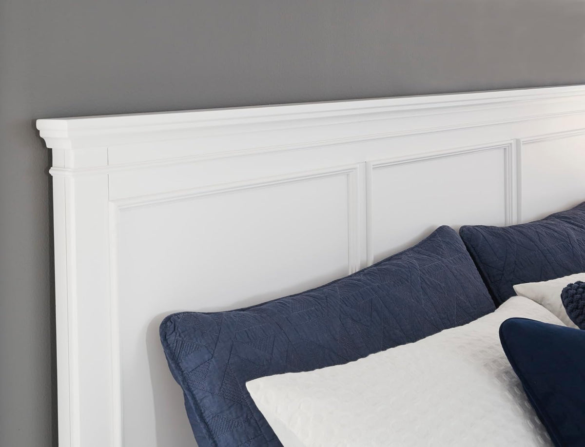 Signature Design by Ashley Headboard Only, King/California King, White