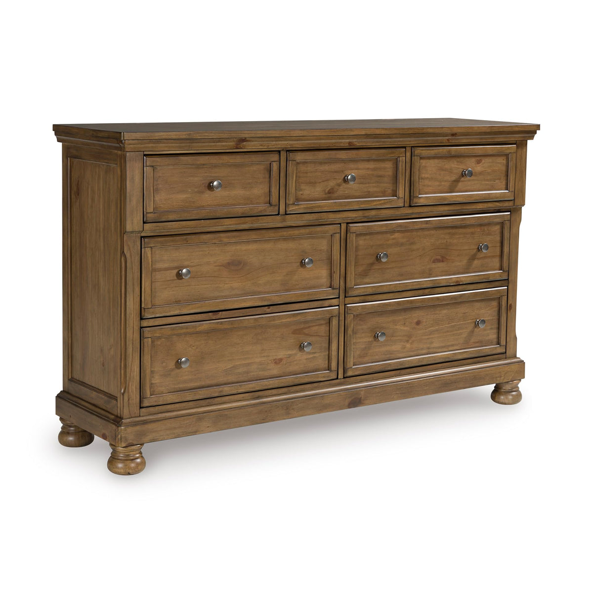 Signature Design by Ashley King/Cal King Panel Headboard Only, Rustic Brown