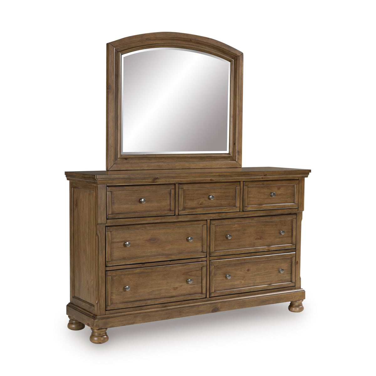 Signature Design by Ashley King/Cal King Panel Headboard Only, Rustic Brown