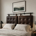 Wall Mounted Headboard Queen Size for Adjustable Bed, White