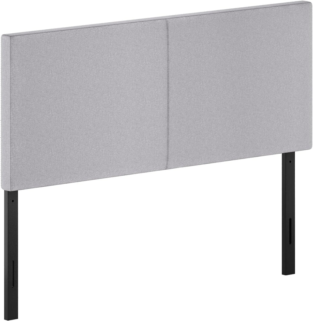 Furinno Roanne Upholstered Tufted Headboard, Glacier, Full