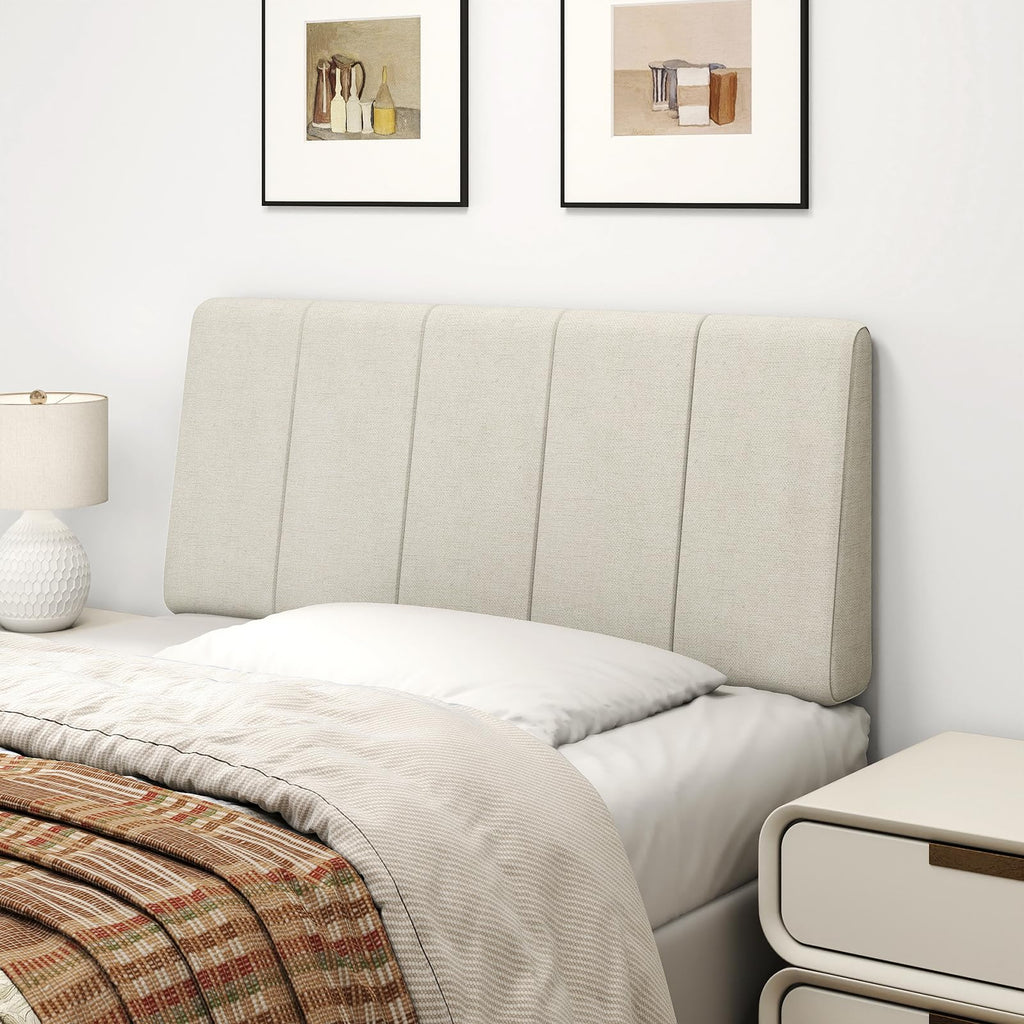 Queen Size Headboard Only-No Assembly Required, Beige