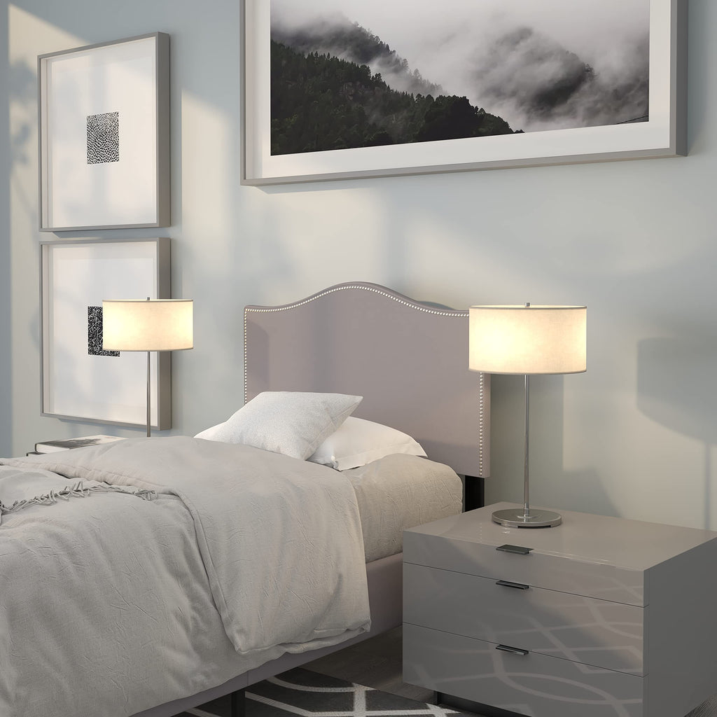 EMMA + OLIVER Twin Upholstered Headboard