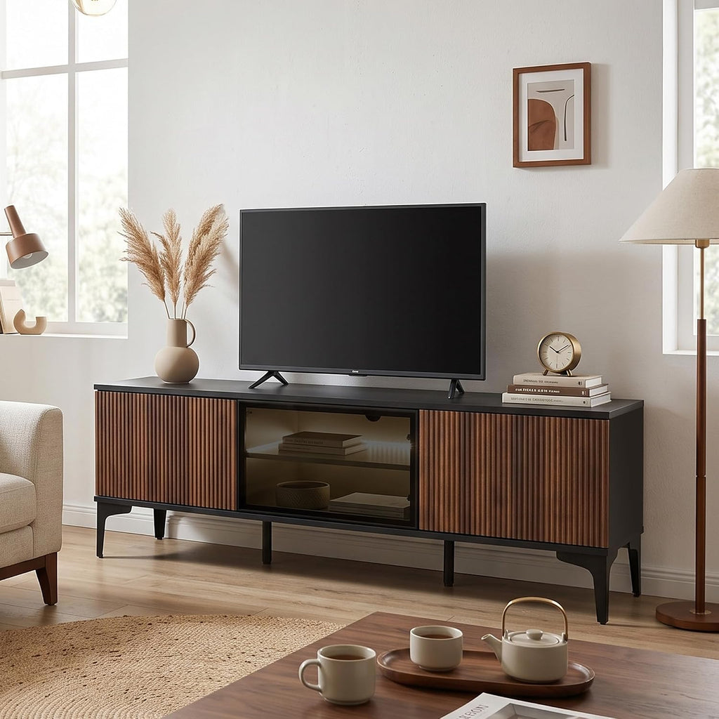 55" Mid Century Modern TV Stand for TVs up to 65", Entertainment Center
