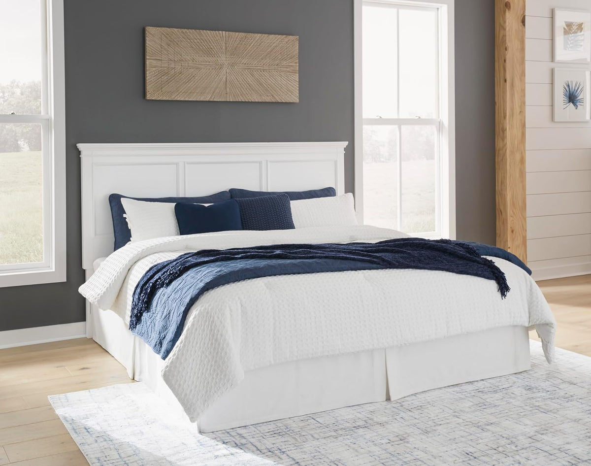 Signature Design by Ashley Headboard Only, King/California King, White