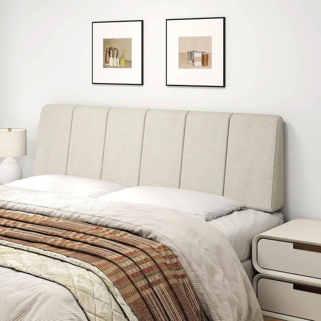 Queen Size Headboard Only-No Assembly Required, Beige